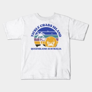 Tickle Crabs Island Queensland Australia Kids T-Shirt